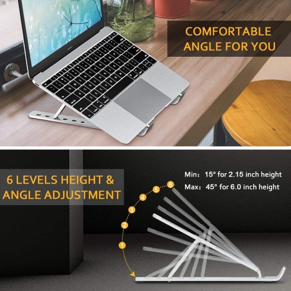 Folding Adjustable Aluminum Laptop Stand